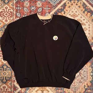 Pittsburgh Steelers Antigua Black windbreaker